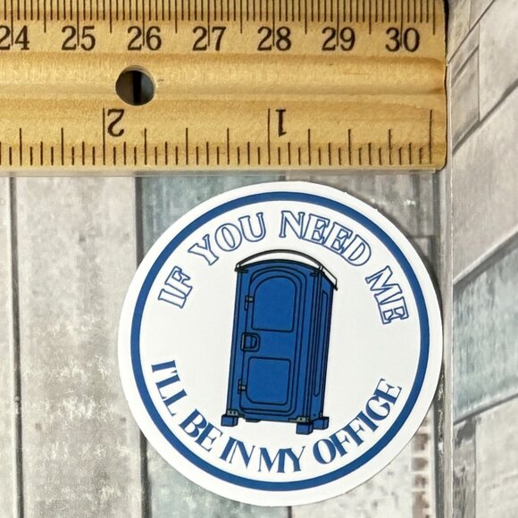 🌀10/$10🌀 Sarcasm Sarcastic Work Reusable Waterproof Vinyl Sticker Decal - Picture 1 of 1